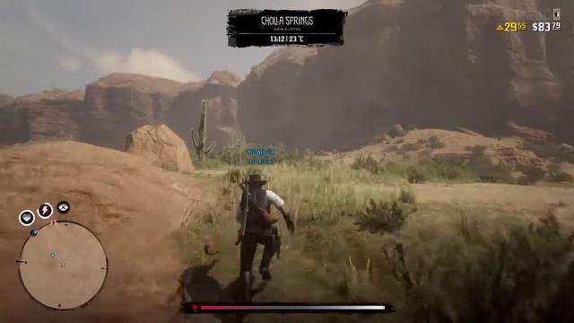 FUNNY JUMP FROM NEAR ARMADILLO CANYON (Red Dead Redemption 2 Online) смотреть онлайн