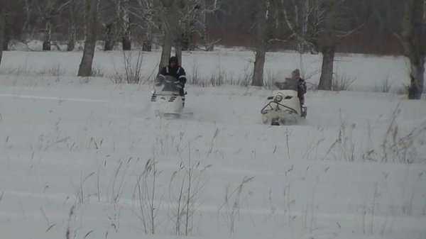 Короткий и длинный буран в снегу. Какой все-таки ЛУЧШЕ!? Покатушки по снегу. Сравнение двух буранов