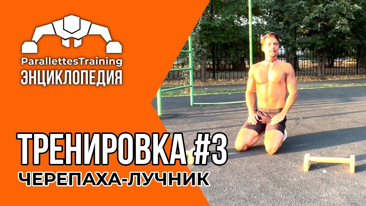 ТРЕНИРУЕМСЯ В СТИЛЕ ЧЕРЕПАХИ–ЛУЧНИКА | Parallettes Training #3 смотреть онлайн