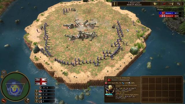 14 Imperial bombard vs 240 Imperial strelet- Age of Empires 3 Definitive Edition смотреть онлайн