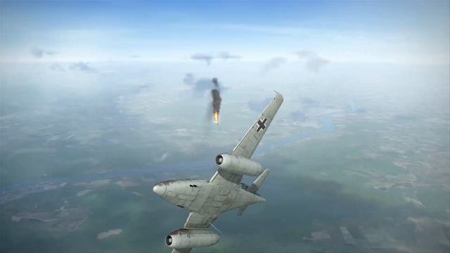 IL-2: Messerschmitt 262 "Schwalbe" VS P51D Mustang | JV44 Adolf Galland Tribute смотреть онлайн
