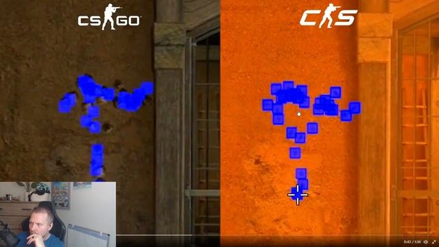 *NEW* SPRAY PATTERNS IN CS2 VS CS:GO смотреть онлайн
