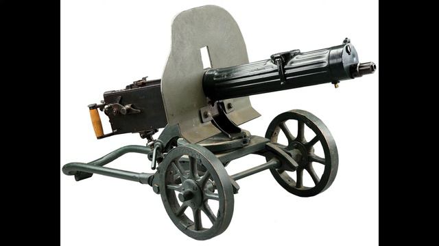 Звук стрельбы из пулемет Максим. The sound of shooting from a machine gun Maxim. смотреть онлайн