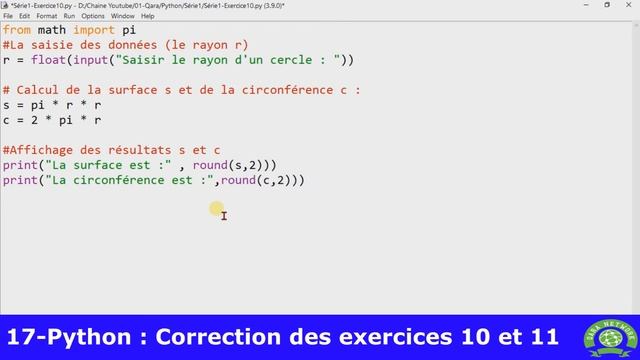 17 - Python [ Darija ] - Corrections des exercices 10 et 11 смотреть онлайн