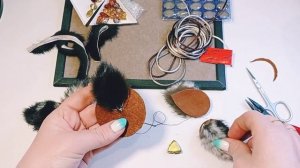 Зима в украшениях!Брошь из меха норки.Самая простая брошь.Как сделать красивую брошь.Для новичков.