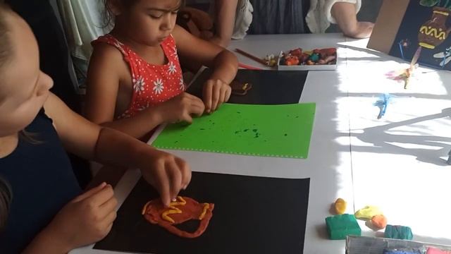 Изо для детей. Пластилин. Розы. смотреть онлайн