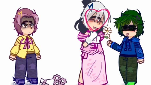 | измена | ромео лох | вару/хелен | Gacha Club|