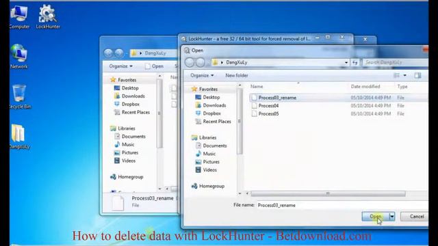 How To Delete Data With LockHunter - Betdownload.com