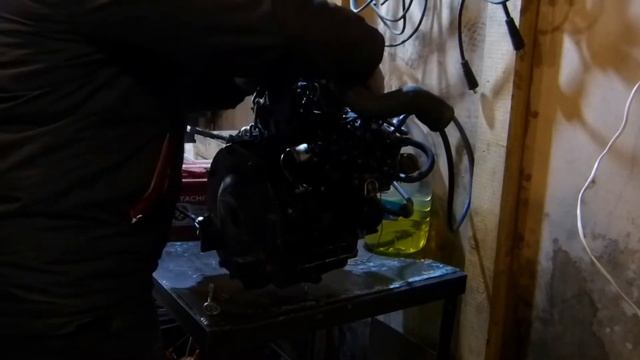 Запуск двигателя 2 TNE YANMAR. смотреть онлайн