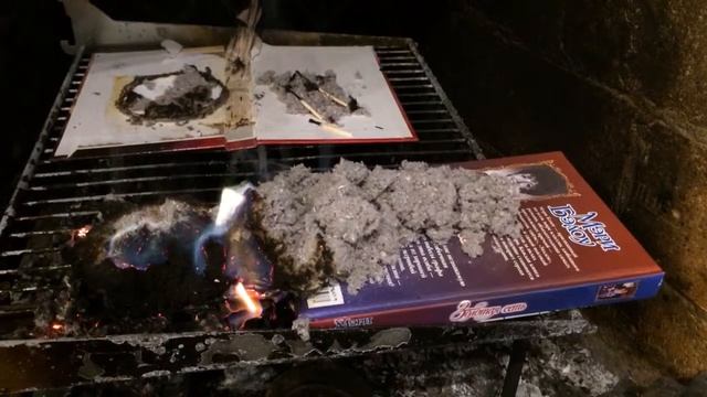 Как горит эковата