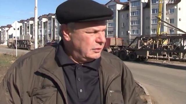 В пос. Юбилейный перевернулся грузовик смотреть онлайн