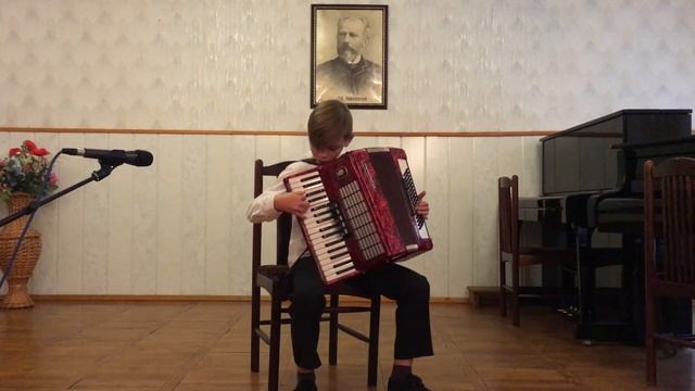 Ковалевский Петр - 08.07.2011, 9 лет - аккордеон - ДШИ "Синтез" - Н.Чайкин "Полька" смотреть онлайн