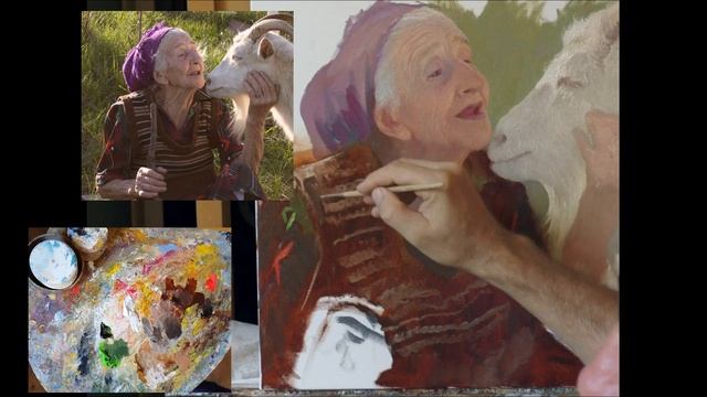 Пишем двойной портрет маслом часть 8 - Как написать драпировку - Юрий Клапоух смотреть онлайн