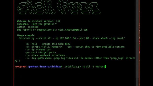 HTTP Fuzzer: Web server fuzzing with sickfuzz.py смотреть онлайн
