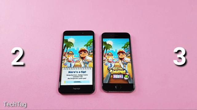 Honor 8 Lite vs iPhone 6 Speed Test Comparison | Real Test | TechTag! смотреть онлайн