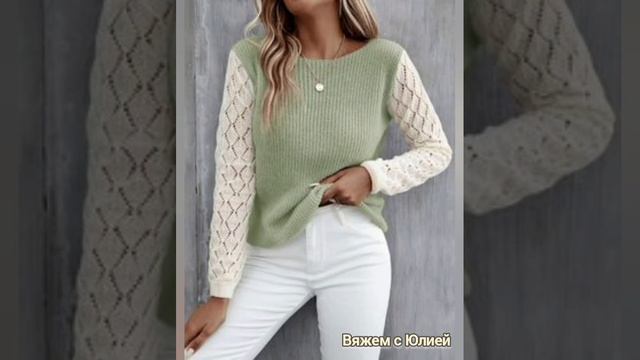 Вязанные джемперы и свитеры.Шедевры которые вы должны видеть! смотреть онлайн