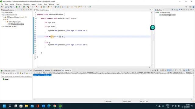 If Else condition coding in java // java coding in Telugu // Easy Learning Channel смотреть онлайн