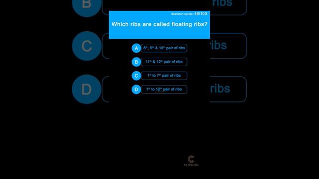 Which ribs are called floating ribs? смотреть онлайн