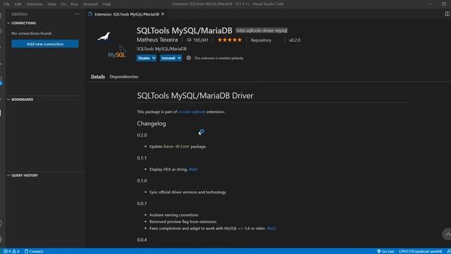 How to install MySQL in Visual Studio || Run MySQL queries in VS Code смотреть онлайн