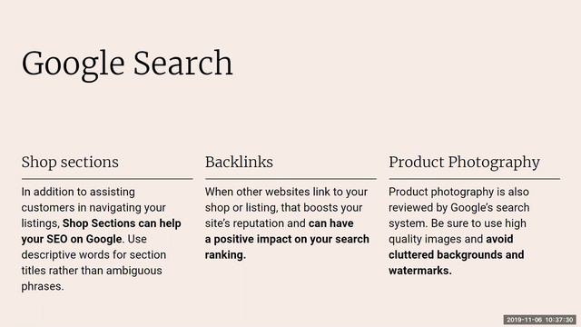 Etsy U: How To Rank Highly In Etsy Search! - Etsy SEO/Discovery Workshop