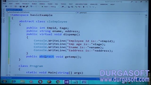 Working with Sealed classes and Partial classes,Abstract classes,Interface in C#.Net.Part-1 смотреть онлайн