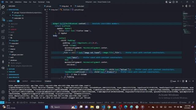 How to connect AI model to Flutter application using Flask tutorial смотреть онлайн