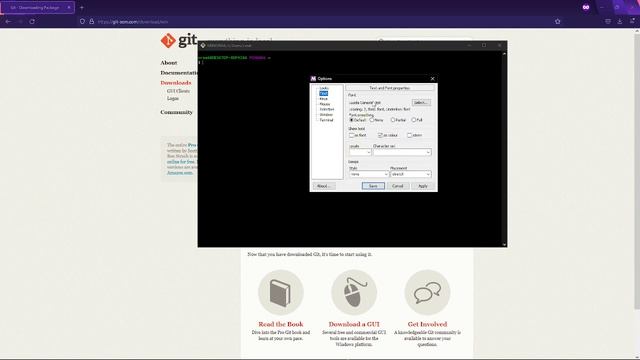 Cambiar tamaño de fuente o letra en Git Bash смотреть онлайн