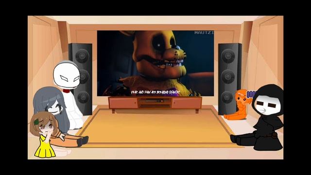 SCP react to FNaF || Part 4 || Gacha club смотреть онлайн