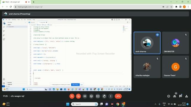 Push & unshift method in Java script | online classes are live@the.designfuture007 смотреть онлайн