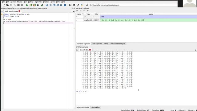 OFDM: Pilot tone Python IFFT/FFT demo (0030,py) смотреть онлайн