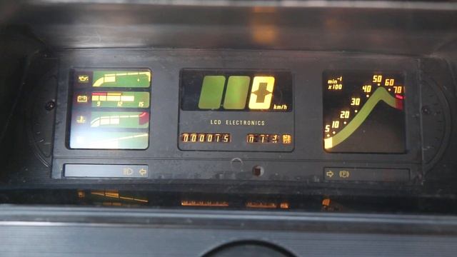 LCD digital speedometer dash Opel Kadett GSi on Opel Manta смотреть онлайн