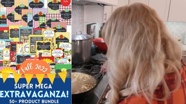 Cooking 40 Massive Freezer Meals to Feed My Family of 11 смотреть онлайн