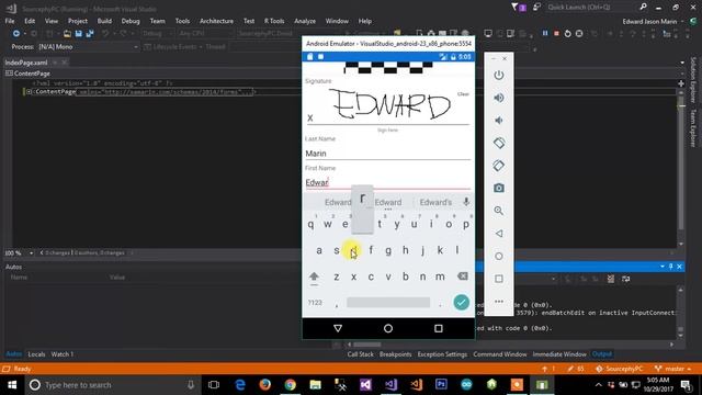 Visual Studio Xamarin PCL + Camera + Image Cropping + Signature + SQLite3 смотреть онлайн
