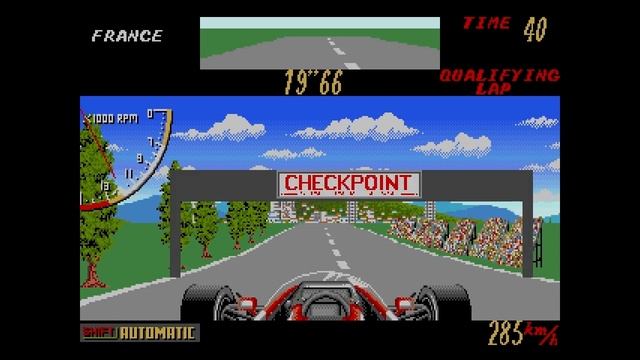 Super Monaco GP - Atari ST (1991) смотреть онлайн