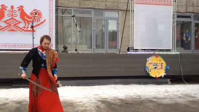 Пермская застава - выступление с фланкировкой на масленице смотреть онлайн