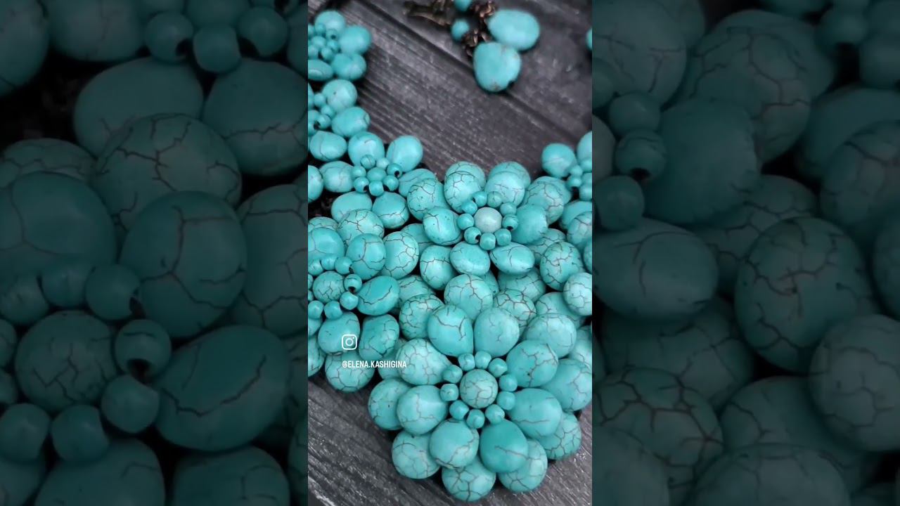 Комплект " Голубые цветы". Переделка для Валентины из Калининграда #jewelry #авторскиеукрашения смотреть онлайн