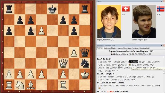 Шахматы. Юный Магнус Карлсен АТАКУЕТ КОРОЛЯ в эндшпиле! смотреть онлайн