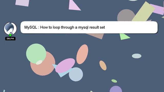 MySQL : How to loop through a mysql result set смотреть онлайн