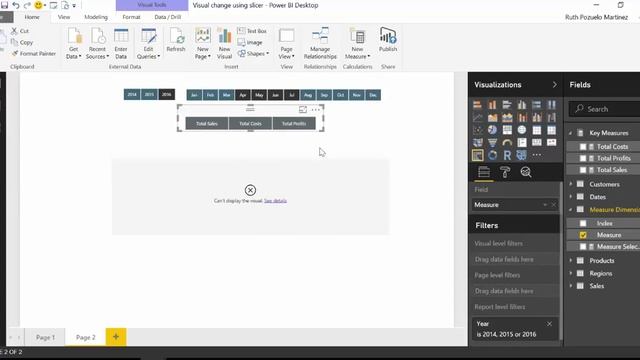 Change measures using slicers in Power BI Desktop- Power BI Tips & Tricks #20 смотреть онлайн