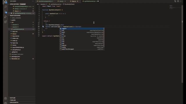 Synthetic Events | React Js смотреть онлайн