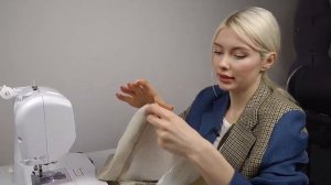 Модная переделка пиджака в укороченный пиджак и юбку