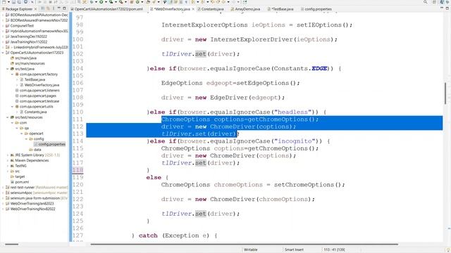 HybridFramework Adding Config properties log4j2 xml TestBase,java Part4 смотреть онлайн