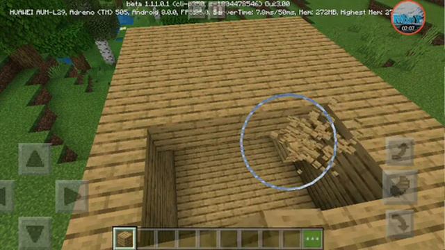 Построил дом в Minecraft 1.11.0.1 смотреть онлайн