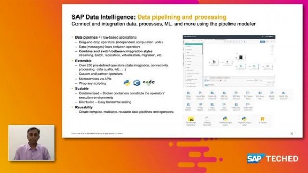 Introduction to SAP Data Intelligence | SAP TechEd in 2020