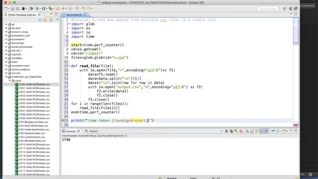 Everyday Automation Using Python|How To Read Multiple CSV Files Using Python Multi Threading|Part:6 смотреть онлайн