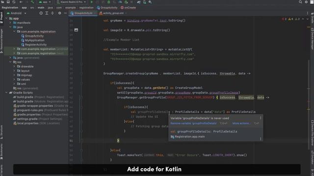 Android Chat SDK - Group Creation - Quickstart Demo смотреть онлайн