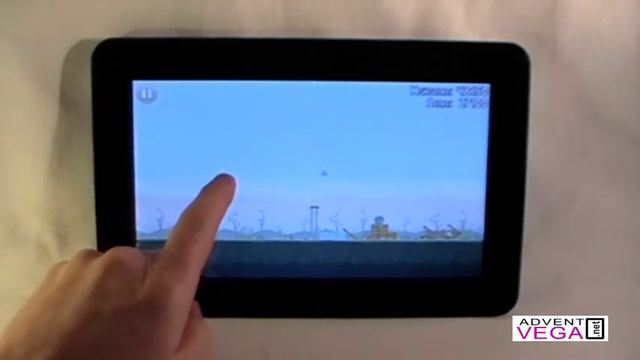 Demo of Angry Birds Game on the Advent Vega Tablet PC смотреть онлайн