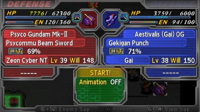 Super Robot Wars A Portable [English] - Walkthrough - Scenario 38 [Silent Voice]