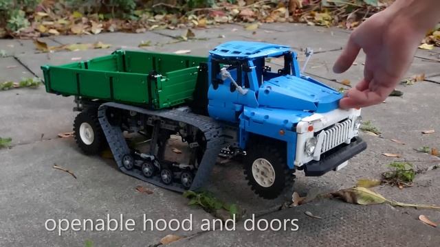 Lego Technic Soviet Tracked Vehicle BWSM 80 смотреть онлайн