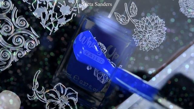 Negative Space Stamping Nail Art /  Дизайн ногтей со стемпингом